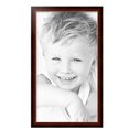 thumbnail image 2 of ArtToFrames 19" x 34" Matte Mahogany with Gold Accent Diploma Picture Frame, 19x34 inch Brown Wood Poster Frame (WOM-5109), 3 Pack, 2 of 6