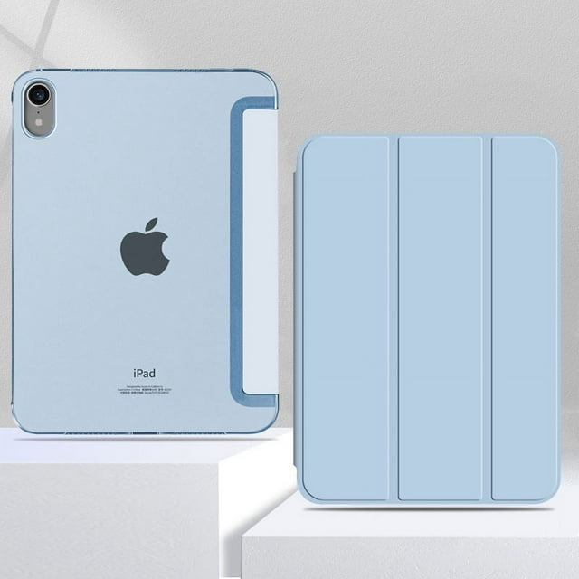Étui pour Apple iPad Mini 6 9,7 Pouces 10,9 Pouces Housse à Rabat Intelligente pour Tablette Étui de Protection Support Étui Housse pour iPad10 Air Pro Bleu iPad 7 8 9 10,2 Pouces
