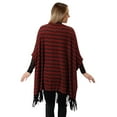 thumbnail image 2 of Roper Western Shirt Women L/S Fringe Poncho Red 03-058-0514-7015 RE, 2 of 2