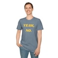thumbnail image 4 of Mens Funny Graphic Tee Sarcastic Mens Tshirt Yeah No shirt, 4 of 5