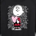 thumbnail image 3 of Peanuts - Charlie Brown Xoxo - Women's Lightweight French Terry Long Sleeve Shirt, 3 of 6
