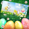 thumbnail image 4 of Cuadros Decorativos 4 Uds. De tarjetas de felicitación de Pascua con pintura de diamantes, Kits de festivales de tarjetas postales de cumpleaños DIY Ehuebsd Nuevos Originales, 4 of 9