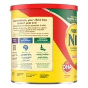 NIDO Kinder 1+ Powder Beverage Mix, Immunity Toddler Milk with Vitamins A, C, D, Iron to Support Growth, 12.6 oz Canister