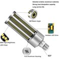 thumbnail image 2 of Bombilla LED tipo maíz de 50 W, iluminación de techo ultrabrillante E27/E39/E40, 3000 K, 6000 lm, blanco cálido, equivalente a incandescente de 350 W, 1 paquete Clase energética A+, 2 of 5