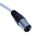 thumbnail image 3 of Seismic Audio  3 Foot White XLR to XLR Patch Cable - 3' XLR Patch Cord White - SAXLX-3White, 3 of 3
