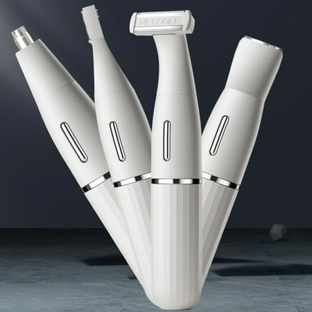 Usloyux Under 4-in-1 Electric Grooming Kit USB Rechargeable Hair Trimmer Wet/Dry Use Personal Care Device Multiple Attachment Heads Included Body Facial Hair Removal System Usloyux Under 4-in-1 Electric Grooming Kit USB Rechargeable Hair Trimmer Wet/Dry Use Personal Care Device Multiple Attachment Heads Included Body Facial Hair Removal System