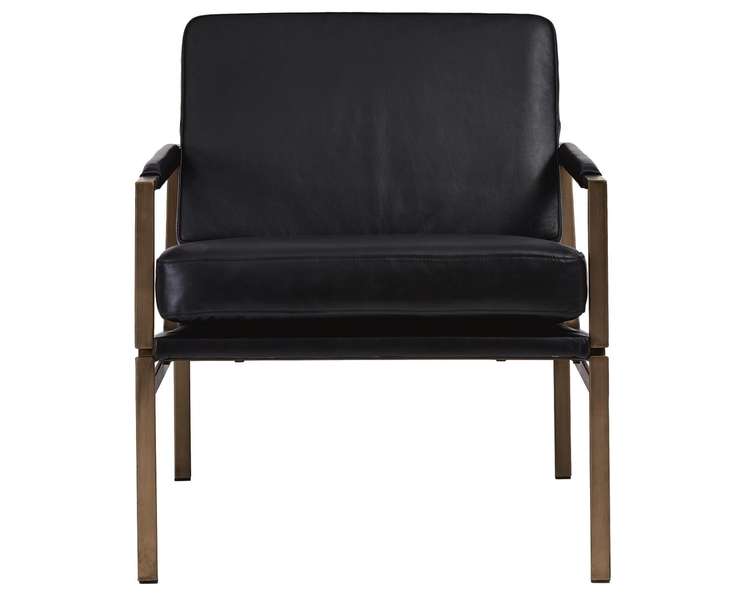 Signature Design by Ashley Puckman Black Accent Chair - Walmart.com