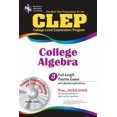 thumbnail image 1 of Pre-Owned CLEP College Algebra with CD (REA) - The Best Test Prep for the CLEP Exam (Paperback) 0878916733 9780878916733, 1 of 1