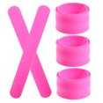 thumbnail image 3 of WASHWEPE 5pcs Solid Color Slap Bracelets For Fun Wrist For Parties Festivals And Goodie Bags And Lightweight Slap Bands, 3 of 6