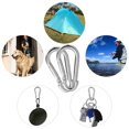 thumbnail image 2 of AKOLAFE 60 Pack Spring Snap Hook, 2 Inch Zinc-Galvanized Steel Spring Clips, M5 Keychain Quick Links, 220lbs Load Capacity Heavy Duty Carabiner Clips, 2 of 7