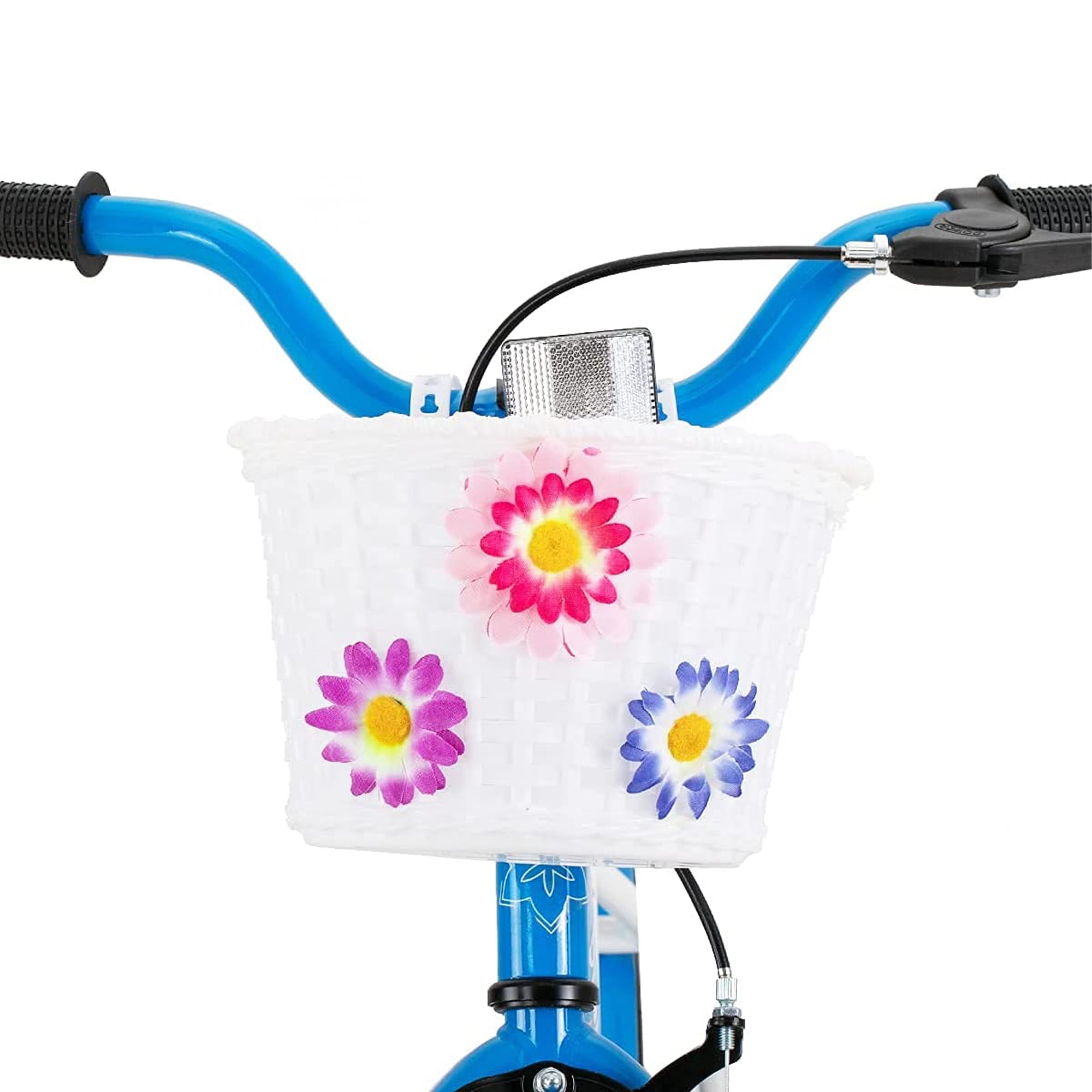 Blue JOYSTAR Starry Girls Bike for Girls Ages 3-5 with Training Wheels 14" 