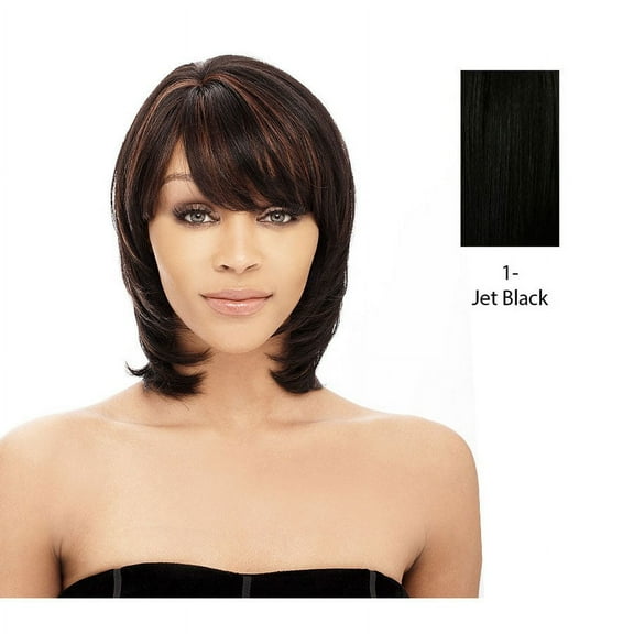 100% Human Hair Wig Yaki 810,Black