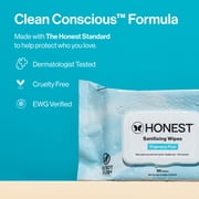The Honest Company Fragrance Free Sanitizing Alcohol Wipes, Antibacterial with Aloe, Kills 99.99% of Germs, 50 Count