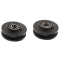 thumbnail image 1 of 2x Ruedas de Rodillos Silenciosas para Muebles, Gabinetes, Puertas Corredizas, Accesorios de Hardware, 1 of 7