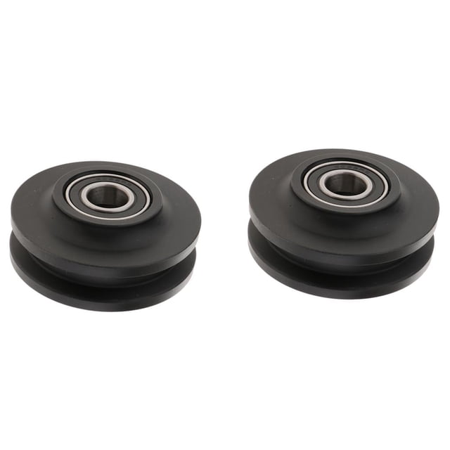 2x Ruedas de Rodillos Silenciosas para Muebles, Gabinetes, Puertas Corredizas, Accesorios de Hardware