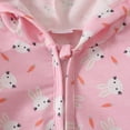 thumbnail image 5 of Ruyang My First Baby Boy Girl Outfit Easter Zip Up Cute Bunny Ear Hooded Romper Boys Cotton Long Sleeve Jumpsuit Graphic Clothes, 5 of 9