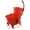Red, variant on Dryser Commercial Mop Bucket with Side Press Wringer, 33 Quart, Black