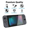 thumbnail image 3 of eXtremeRate 2 Pack Black Border Transparent HD Clear Saver Screen Protector for Nintendo Switch, 3 of 10