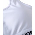 thumbnail image 4 of Sujetador deportivo Under Armour Crossback Mid Impact para mujer, blanco, 1X, 4 of 5