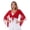 A Red, variant on Womens Lace-up Belly Dance Tops V Neck Mesh Long Flare Sleeve Shawl Shrug Bolero Dancewear Black One Size