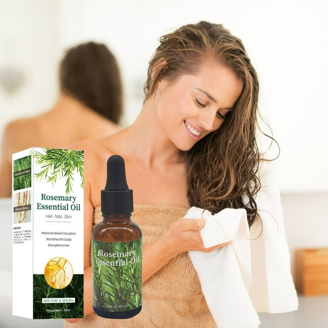Fiudx Acete Romero, Aceite Capilar Herbal Natural, Aceite Anticaspa para Cuero Cabelludo, Suero Reparador para Cabello Dañado, Capilar Diario, Apto Tipo de Cabello, Fórmula Ligera