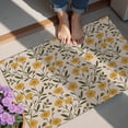 thumbnail image 4 of Yellow Green Leaf Flower Pattern Door Rugs,Washable Non Slip Door Mats Indoor,Decorative Door Mats,Entry Mat Indoor for Entrance,Bedroom,Kitchen,Bathroom,20"x32", 4 of 6