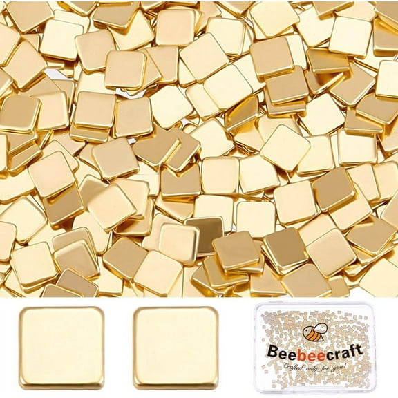 1 Set 1 Box 500Pcs Solder Chips Gold 2x2mm Easy Welding Soldering Precut Chips Tiny Square Low Temp for Jewelry Making Repair