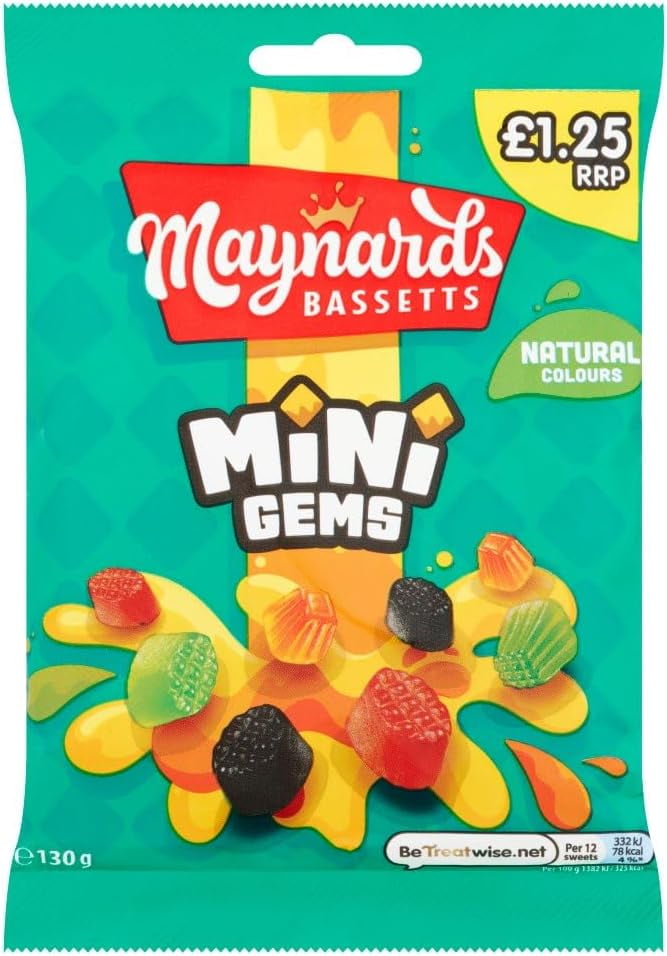 Original Maynards Bassetts Mini Gems Imported From The UK England