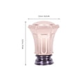 thumbnail image 2 of SHINYPASING 2 Pcs Embouts de Tringle à Rideaux Élégants en Métal Rose Doré pour Décoration de Chambre 9x6.5in, 2 of 5