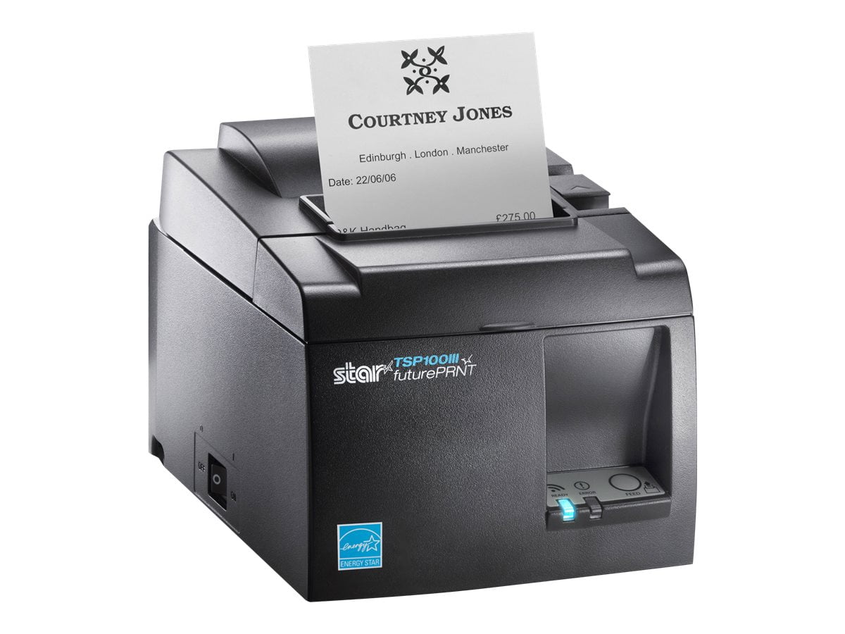 Star TSP100 ECO 143IIU Thermal POS receipt Printer with USB and Power Cable 