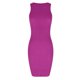 thumbnail image 5 of Vestido de fiesta con cuello redondo y manga larga a juego de 2 piezas para mujer Kuymtek Rosa roja T S para Mujer, 5 of 9