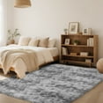 thumbnail image 2 of CozyDesg 8ft x 10ft Area Rugs, Soft Fluffy Area Rugs Floor Mat Floor Rugs for Living Room Bedroom Modern Decor Carpet, Light Gray, 2 of 7