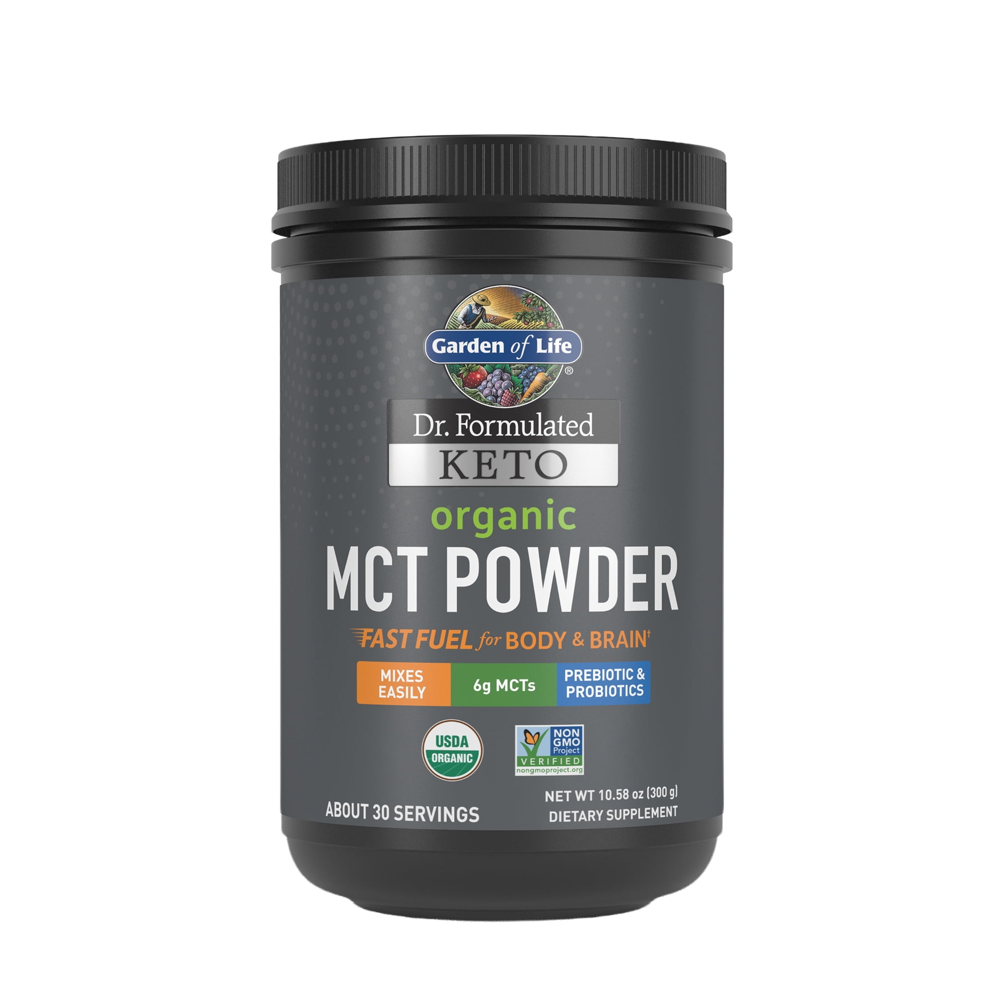 Garden of Life Dr. Formulated Keto Organic MCT Powder, 30 Servings