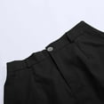 thumbnail image 4 of MIXUE Skirts For Women Summer Linen Solid Color High Waist A Line Pockets Midi Maxi Skirt Outwear,Black,L, 4 of 6