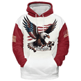 thumbnail image 2 of Lotusprinthandmade US 250th Anniversary Patriotic Hoodie 3D Multicolor (XL), 2 of 5