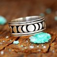 thumbnail image 4 of Cambio Bohemio Joyería Joyería Luna Elegante Anillo Unisex Anillos, 4 of 5