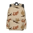 thumbnail image 2 of Sikiie Cartoon Squirrel Print Lightweight Student Backpack, Suitable for School, Work, Sports and Travel, Ergonomic Large-capacity Backpack, Unisex, 2 of 8