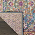 thumbnail image 5 of Nourison Passion Persian Teal Multicolor 2'2" x 7'6" Area Rug, (2x8), 5 of 7