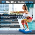 thumbnail image 2 of Invincible Fitness Foam Balance Pad Set with 5 Loop Resistance Bands, 2 of 7