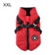 thumbnail image 2 of Arnés de invierno para mascotas, chaqueta impermeable a prueba de viento, para correr, ropa Universal ligera, gancho trasero, decoración de ropa, rojo XXL Eigraketly PT000587-24, 2 of 7