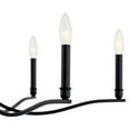 thumbnail image 4 of 52695BK Kichler Lighting Malene - 6 Light Chandelier-17.75 Inches Tall and 32 Inches Wide-Black Finish, 4 of 7