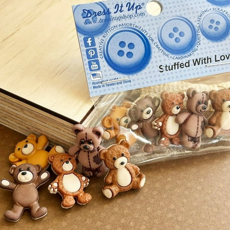 Dress It Up For the Love of Quilting Button Pack