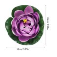 thumbnail image 2 of Nestingho 5Ud Adornos Flotantes De Loto Morado Para Exterior E Interior De, 2 of 6