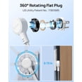 thumbnail image 2 of Enchufe plano giratorio de 360° Power Strip TROND, 4 USB, 4 enchufes, 2 of 7