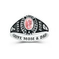 thumbnail image 3 of Mementos Jewelry USA Customized Classic Sterling Silver Class Rings for Women High School College, 3 of 6