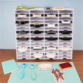 thumbnail image 4 of HONCLL Multifunctional Plastic Stamp Pad Storage Rack Workspaces Storage Solution, 4 of 19