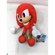 Sonic the Hedgehog Knuckles Stuffed Animal Plush Toy, 11.5"