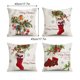 thumbnail image 4 of Injueey 4 unidades/juego de funda de almohada para fiesta de Navidad, funda decorativa para almohada, cojín bonito, adorno para sofá cama para oficina Kits de decoración para fiestas Injueey HA069226-00B, 4 of 6