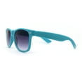 thumbnail image 4 of Classic Iconic Pop Color Horn Rim Sunglasses Teal Smoke, 4 of 4