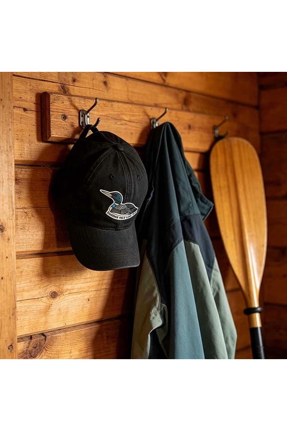Baseball Cap Boundary Waters Canoe Area Embroidered Loon Adjustable Vintage Washed Hat Curved Brim Breathable Comfortable,Durable Stitching Outdoor Style,for Hiking Fishing Camping Travel Men Women